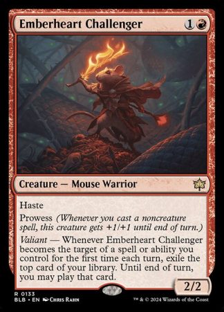Emberheart Challenger - (133) - Magic the Gathering Bloomburrow Singles