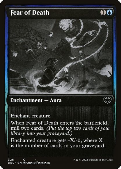 Fear of Death - (326) - Magic the Gathering Innistrad: Double Feature Singles