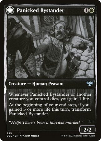 Panicked Bystander // Cackling Culprit - (295) - Magic the Gathering Innistrad: Double Feature Singles