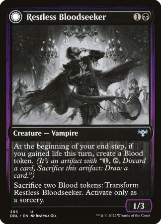Restless Bloodseeker // Bloodsoaked Reveler - (395) - Magic the Gathering Innistrad: Double Feature Singles