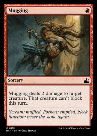 Mugging - (119) - Magic the Gathering Ravnica Remastered Singles