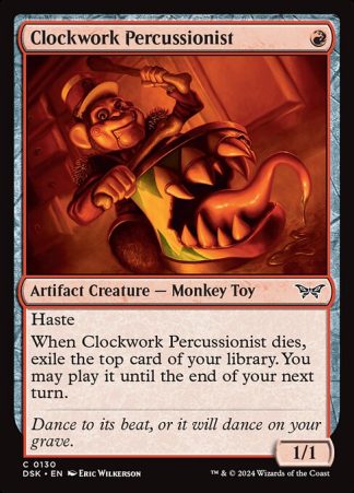 Clockwork Percussionist - (130) - Magic the Gathering Duskmourn: House of Horror Singles