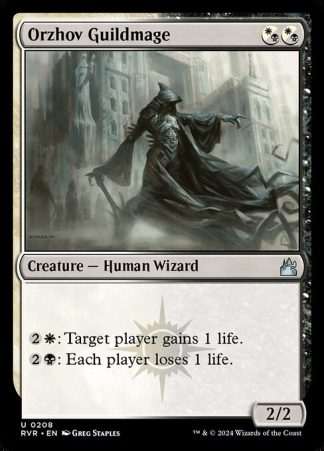 Orzhov Guildmage - (208) - Magic the Gathering Ravnica Remastered Singles