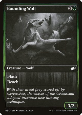 Bounding Wolf - (170) - Magic the Gathering Innistrad: Double Feature Singles