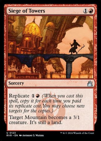 Siege of Towers - (123) - Magic the Gathering Ravnica Remastered Singles