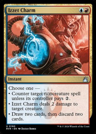 Izzet Charm - (190) - Magic the Gathering Ravnica Remastered Singles