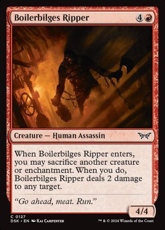 Boilerbilges Ripper - (127) - Magic the Gathering Duskmourn: House of Horror Singles