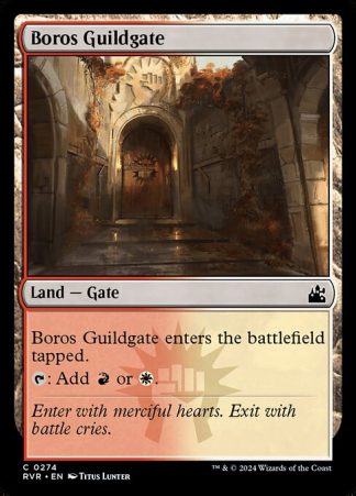 Boros Guildgate - (274) - Magic the Gathering Ravnica Remastered Singles