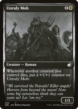 Unruly Mob - (40) - Magic the Gathering Innistrad: Double Feature Singles