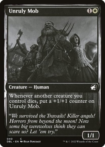 Unruly Mob - (40) - Magic the Gathering Innistrad: Double Feature Singles