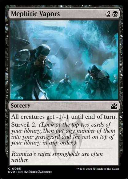Mephitic Vapors - (85) - Magic the Gathering Ravnica Remastered Singles
