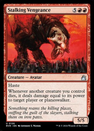 Stalking Vengeance - (126) - Magic the Gathering Ravnica Remastered Singles