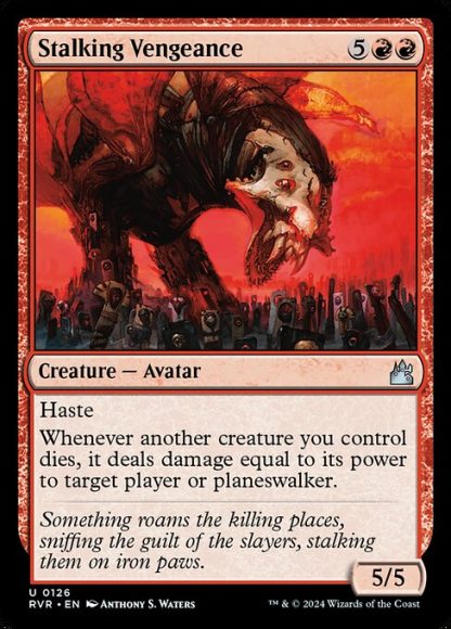 Stalking Vengeance - (126) - Magic the Gathering Ravnica Remastered Singles