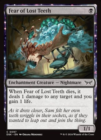 Fear of Lost Teeth - (97) - Magic the Gathering Duskmourn: House of Horror Singles