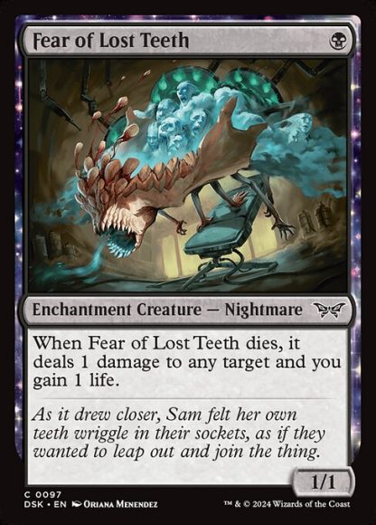 Fear of Lost Teeth - (97) - Magic the Gathering Duskmourn: House of Horror Singles