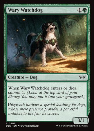 Wary Watchdog - (206) - Magic the Gathering Duskmourn: House of Horror Singles