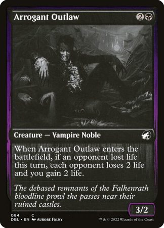 Arrogant Outlaw - (84) - Magic the Gathering Innistrad: Double Feature Singles