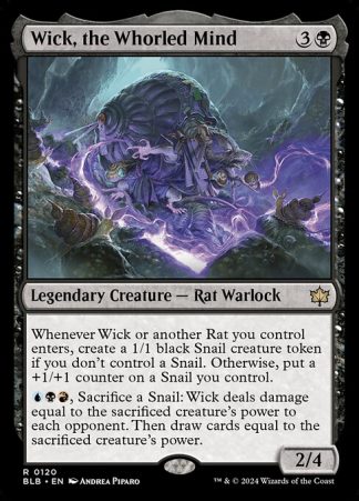 Wick, the Whorled Mind - (120) - Magic the Gathering Bloomburrow Singles