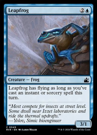 Leapfrog - (49) - Magic the Gathering Ravnica Remastered Singles