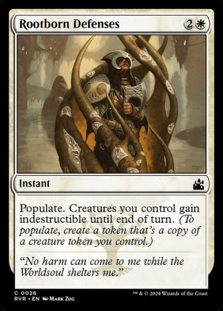 Rootborn Defenses - (26) - Magic the Gathering Ravnica Remastered Singles