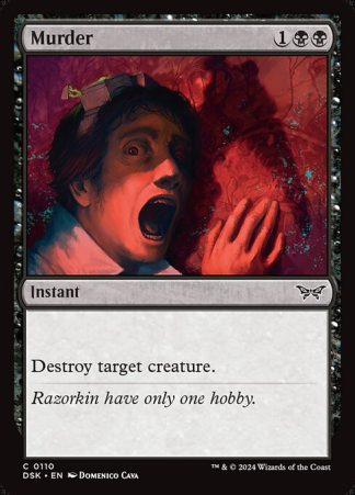 Murder - (110) - Magic the Gathering Duskmourn: House of Horror Singles