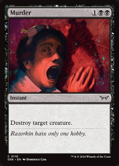 Murder - (110) - Magic the Gathering Duskmourn: House of Horror Singles
