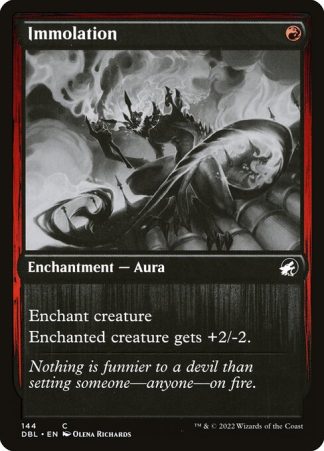 Immolation - (144) - Magic the Gathering Innistrad: Double Feature Singles