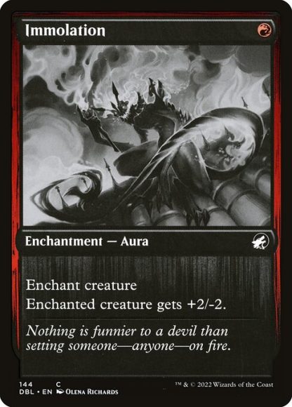 Immolation - (144) - Magic the Gathering Innistrad: Double Feature Singles