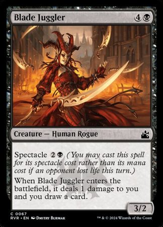 Blade Juggler - (67) - Magic the Gathering Ravnica Remastered Singles
