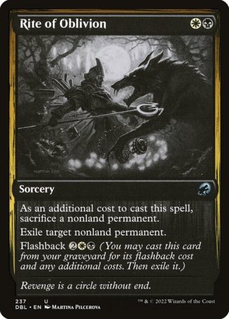 Rite of Oblivion - (237) - Magic the Gathering Innistrad: Double Feature Singles