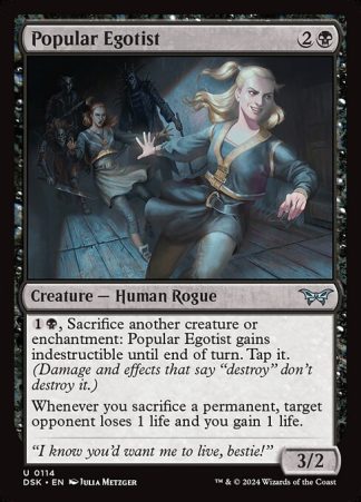 Popular Egotist - (114) - Magic the Gathering Duskmourn: House of Horror Singles