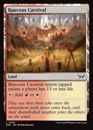 Raucous Carnival - (266) - Magic the Gathering Duskmourn: House of Horror Singles