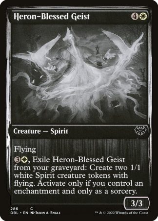 Heron-Blessed Geist - (286) - Magic the Gathering Innistrad: Double Feature Singles