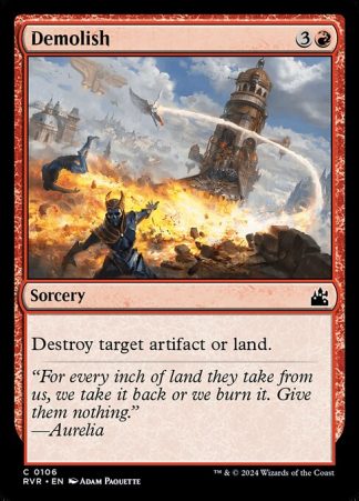 Demolish - (106) - Magic the Gathering Ravnica Remastered Singles
