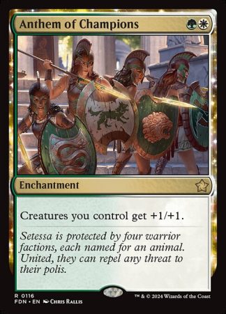 Anthem of Champions - (116) - Magic the Gathering Foundations Singles