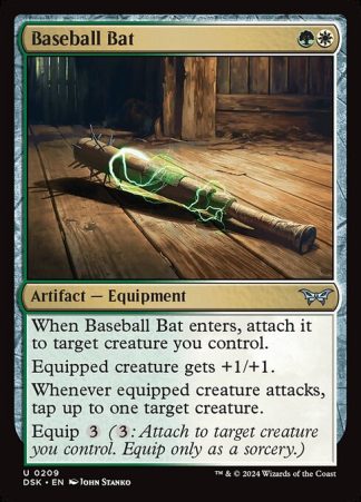 Baseball Bat - (209) - Magic the Gathering Duskmourn: House of Horror Singles