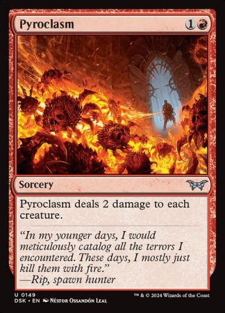 Pyroclasm - (149) - Magic the Gathering Duskmourn: House of Horror Singles