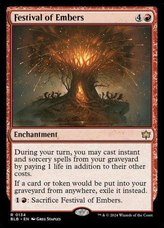 Festival of Embers - (134) - Magic the Gathering Bloomburrow Singles