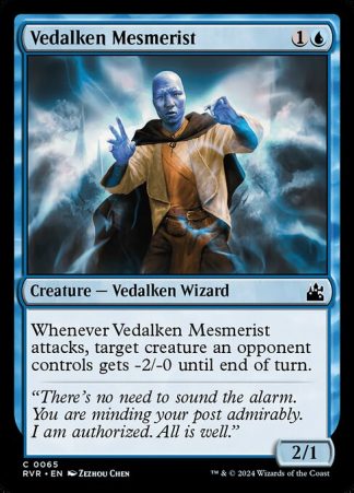 Vedalken Mesmerist - (65) - Magic the Gathering Ravnica Remastered Singles