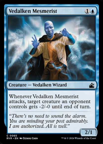 Vedalken Mesmerist - (65) - Magic the Gathering Ravnica Remastered Singles