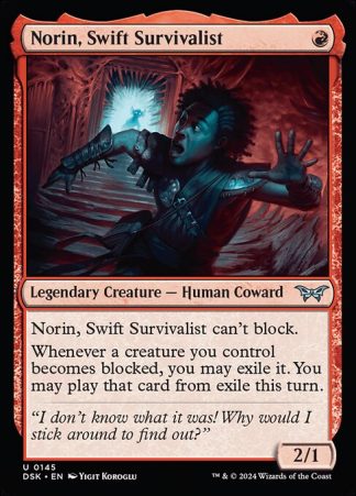 Norin, Swift Survivalist - (145) - Magic the Gathering Duskmourn: House of Horror Singles