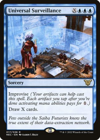 Universal Surveillance - (17) - Magic the Gathering Neon Dynasty Commander Singles