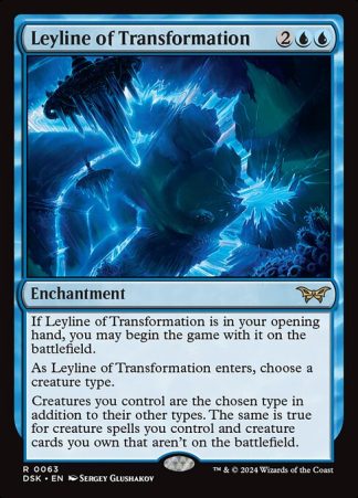 Leyline of Transformation - (63) - Magic the Gathering Duskmourn: House of Horror Singles