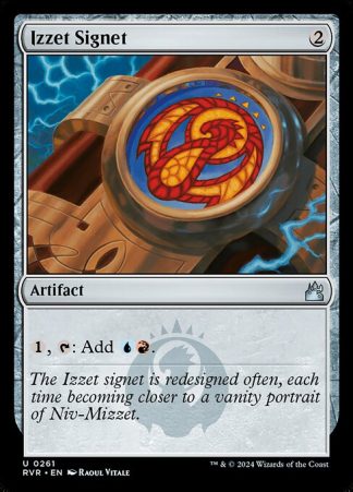 Izzet Signet - (261) - Magic the Gathering Ravnica Remastered Singles