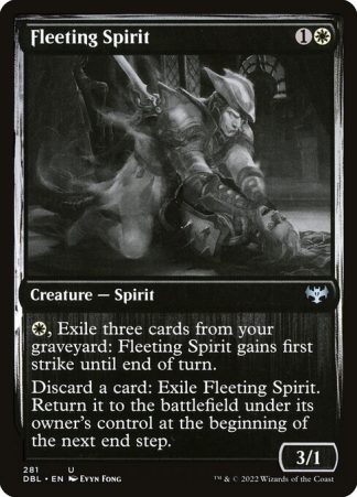 Fleeting Spirit - (281) - Magic the Gathering Innistrad: Double Feature Singles