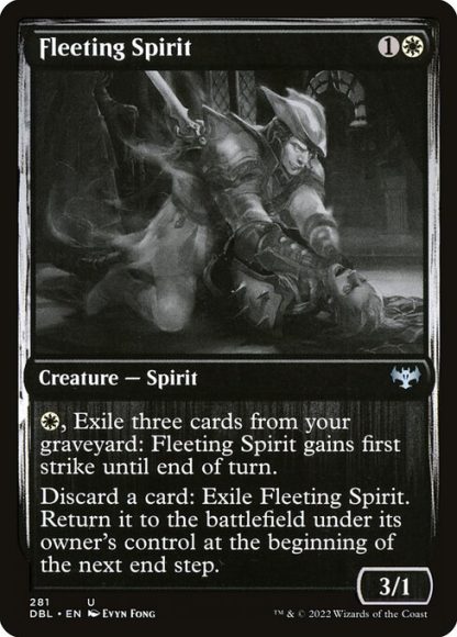 Fleeting Spirit - (281) - Magic the Gathering Innistrad: Double Feature Singles