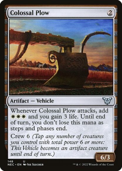 Colossal Plow - (148) - Magic the Gathering Neon Dynasty Commander Singles