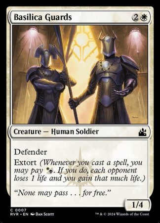Basilica Guards - (7) - Magic the Gathering Ravnica Remastered Singles