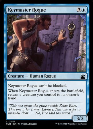 Keymaster Rogue - (47) - Magic the Gathering Ravnica Remastered Singles