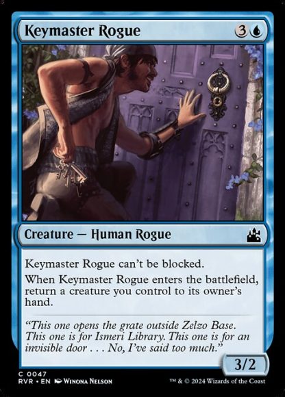 Keymaster Rogue - (47) - Magic the Gathering Ravnica Remastered Singles